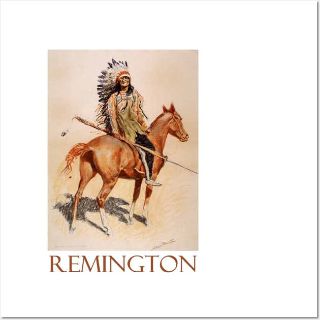 A Sioux Chief (1901) by Frederic Remington Wall Art by Naves